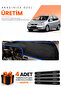 Chevrolet Rezzo (2000-2011) Compatible Dashboard Protection Cover Auto Cover - Black-Blue - Ch003