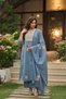 Premium Cotton Crush 3-Piece Suit Set for Women with Dupatta & Pants | Indian Ethnic Wear | Embroidered Salwar Suit | Kurti Set Ladies | Kurta Pant Dupatta Set | Festive & Family Wear - 3
