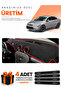 Ford Mondeo Mk4 (2008-2014) Compatible Dashboard Protection Cover Auto Cover - Black-Red - Fo021