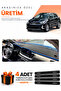 Kia Stonic (2021-2025) Compatible Dashboard Protection Cover Auto Cover - Black-Blue - Ki024