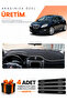 Lanci̇a Delta (2008-2014) Compatible Torpedo Protection Cover Auto Cover - Black-Grey - Ln001