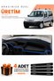 Peugeot Partner (2002-2008) Compatible Torpedo Protection Cover Auto Cover - Black-Blue - Pe021