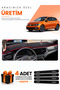 Volkswagen Polo (2022-2025) Compatible Dashboard Protection Cover Auto Cover - Black-Red - Vw022