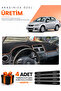 Suzuki Sx-4 (2006-2014) Compatible Torpedo Protection Cover Auto Cover - Black-Brown - Sz001