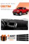 Mitsubishi L200 (2005-2015) Compatible Torpedo Protection Cover Auto Cover - Black-Grey - Mi007