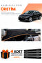 Volkswagen Passat B8 (2015-2020) Compatible Dashboard Protection Cover Auto Cover - Black-Brown - Vw017