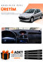 Peugeot 206 Large Screen (1998-2009) Compatible Dashboard Protection Cover Auto Cover - Black - Pe002