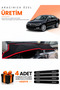 Volkswagen Passat B8 (2015-2020) Compatible Dashboard Protection Cover Auto Cover - Black-Red - Vw017