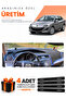 Mazda 3 (2009-2013) Compatible Dashboard Protection Cover Auto Cover - Black-Blue - Ma002