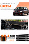 Daci̇a Logan 1 (2004-2008) Compatible Dashboard Protection Cover Auto Cover - Black-Beige - Da006