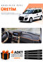 Fiat Doblo Airbagged Large Screen (2007-2015) Compatible Torpedo Protection Cover Auto Cover - S.Khv - Fi022