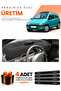 Renault Twingo (1998-2000) Compatible Torpedo Protection Cover Auto Cover - Black-Grey - Re050