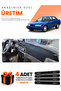 Mazda 626 Gd (1987-1991) Compatible Dashboard Protection Cover Auto Cover - Black-Grey - Ma008