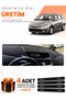 Citroen C4 Grand Picasso (2007-2013) Compatible Dashboard Protection Cover Auto Cover - Black-Grey - Ci010