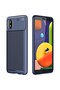 Samsung Galaxy A01 Core Compatible Case Auto Focus Carbon Cover - Brown - 3