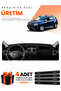 Daci̇a Duster 1St Generation Facelifted (2013-2017) Compatible Torpedo Protection Cover Auto Cover - Black - Da009