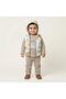 Zoo Patterned Inflatable Vest 3-Piece Set for Girls and Boys, Safari Concept Baby Set