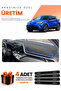 Toyota Chr (2016-2022) Compatible Dashboard Protection Cover Auto Cover - Black-Blue - To027