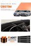 Vw Transporter T5 Double Kpk (2003-2016) Compatible Torpedo Protection Cover Auto Cover - Black-Beige - Vw027-1