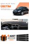 Lanci̇a Delta (2008-2014) Compatible Dashboard Protection Cover Auto Cover - Black-Beige - Ln001