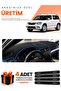 Skoda Yeti (2012-2018) Compatible Dashboard Protection Cover Auto Cover - Black-Blue - Sk013