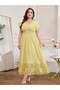 Rochie maxi, galben - 8