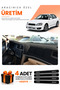 Subaru Legacy B4 (1998-2003) Compatible Dashboard Protection Cover Auto Cover - Black-Grey - Su006