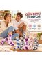 Unisex Batik Sports Socks Set of 10 Tie Dye Tennis Socks Dark Retro Colors Daily Casual Comfortable Style - 3