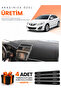 Mazda 6 (2007-2013) Compatible Dashboard Protection Cover Auto Cover - Black-Grey - Ma007