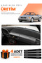 Mercedes R129 (1989-2001) Compatible Dashboard Protection Cover Auto Cover - Black-Grey - Mb019