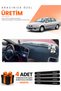 Nissan Primera P11 (1996-2000) Compatible Torpedo Protection Cover Auto Cover - Black-Grey - Ni014