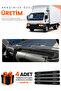 Mitsubishi Canter Fe639 (1996-2005) Compatible Torpedo Protection Cover Auto Cover - Black-Grey - Mi002