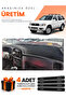 Nissan Pathfinder (1996-2000) Compatible Torpedo Protection Cover Auto Cover - Black-Grey - Ni012