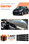 Kia Stonic (2021-2025) Compatible Dashboard Protection Cover Auto Cover - Black-Grey - Ki024
