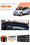 Mercedes W168 a Class (1997-2004) Compatible Dashboard Protection Cover Auto Cover - Black-Blue - Mb001