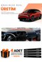 Citroen C4 Without Display (2020-2026) Compatible Dashboard Protection Cover Auto Cover - Black-Blue - Ci001