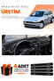 Opel Corsa B (1992-2000) Compatible Dashboard Protection Cover Auto Cover - Black-Grey - Op006