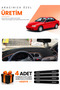Hyundai Elantra (1995-2000) Compatible Torpedo Protection Cover Auto Cover - Black-Brown - Hu013