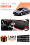 Fiat Linea Urban (2015-2021) Compatible Dashboard Protection Cover Auto Cover - Black-Red - Fi014