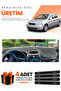 Opel Astra g (1998-2008) Compatible Dashboard Protection Cover Auto Cover - Black-Beige - Op002