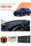 Honda Hr-V (2016-2020) Compatible Dashboard Protection Cover Auto Cover - Black-Blue - Ho021
