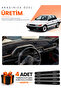 Mitsubishi Lancer (1987-1991) Compatible Torpedo Protection Cover Auto Cover - Black-Beige - Mi012