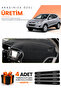 Hyundai Tucson (2009-2015) Compatible Dashboard Protection Cover Auto Cover - Black-Grey - Hu034