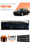 Bmw E28 (1981-1988) Compatible Dashboard Protection Cover Auto Cover - Black-Blue - Bm006