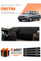 Fiat Albea (2005-2012) Compatible Dashboard Protection Cover Auto Cover - Black-Brown - Fi003