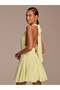 Rochie mini, galben - 2