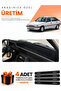 Renault 11 Flash (1989-1996) Compatible Dashboard Protection Cover Auto Cover - Black-Grey - Re003