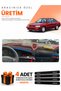 Toyota Carina T170 (1988-1992) Compatible Dashboard Protection Cover Auto Cover - Black-Blue - To008