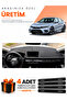 Honda Civic Fe1 (2022-2026) Compatible Dashboard Protection Cover Auto Cover - Black-Grey - Ho020