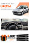 Renault Clio 2 Screened (1998-2001) Compatible Torpedo Protection Cover Auto Cover - Black-Beige - Re010